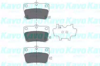 KBP9068 Колодки тормозные задние дисковые купить Хмельницкий