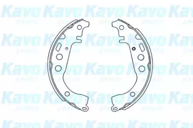 Задние барабанные колодки KBS9904 KAVO PARTS