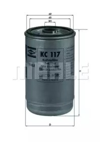 Фильтр-отстойник топлива грубой очистки KC117 MAHLE