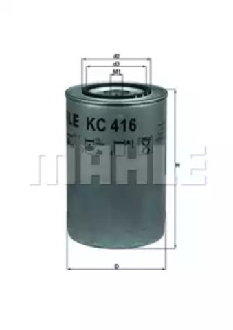 Топливный фильтр KC416 MAHLE