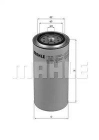 Фильтр топливный KC75 MAHLE