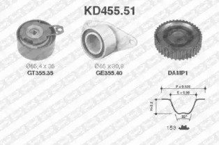 Ременный комплект KD455.51