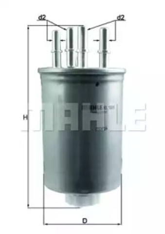 MAHLE KL1026 Топливный фильтр в наличии Хмельницкий