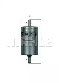 KL14 MAHLE Топливный фильтр купить в Чернигов