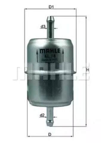 Фильтр топлива KL18OF MAHLE