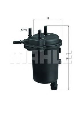 Топливный фильтр KL430 MAHLE