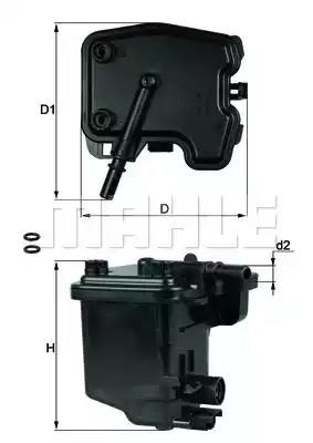 MAHLE KL431D Топливный фильтр в наличии Винница