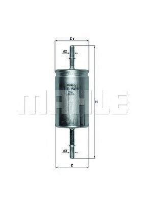 Фильтр топлива KL559 MAHLE