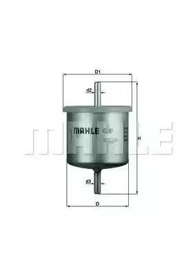 Фільтр палива KL61 Mahle Original