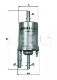 Фильтр топлива KL871 MAHLE