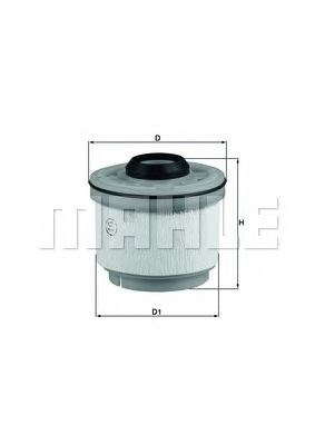 KX268D MAHLE Фильтр топливный купить в Черновцы