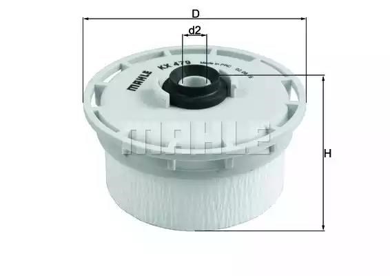 Фильтр топливный KX479D MAHLE