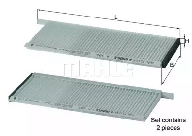 MAHLE LA195S Фильтр салона в наличии Черкассы