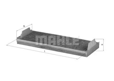 Фильтр воздушный отопителя LAK154 MAHLE