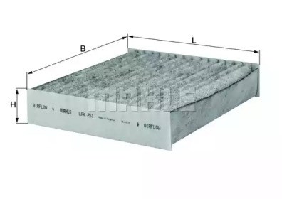 LAK251 MAHLE Фильтр салона купить в Кривой Рог
