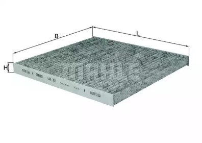 LAK301 MAHLE Фильтр салона купить в Днепр