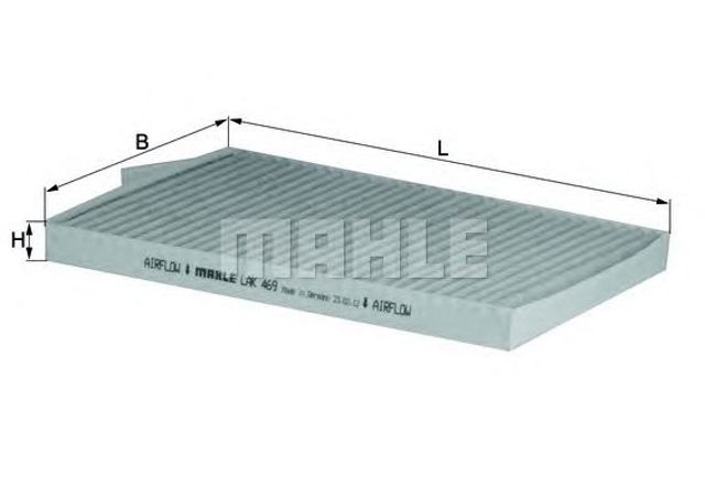 LAK469 MAHLE Фильтр салона купить в Киев