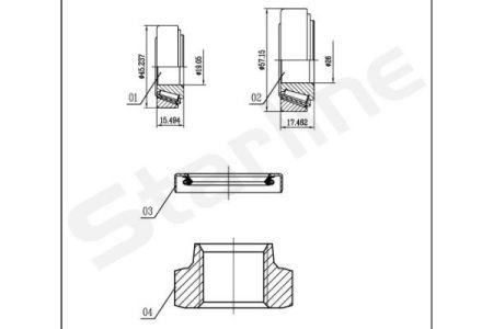 Подшипник ступицы передней, наружный LO00926L STARLINE