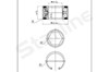 Подшипники задней ступицы LO01326 STARLINE