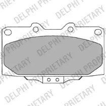 Колодки тормозные передние дисковые LP2044 DELPHI