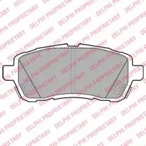 Передние тормозные колодки LP2069 DELPHI