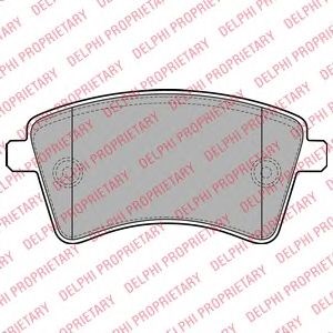 Тормозные колодки LP2078 DELPHI