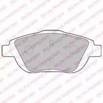Колодки тормозные дисковые комплект LP2164 DELPHI