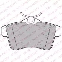 LP2180 DELPHI Колодки тормозные задние дисковые купить в Кривой Рог