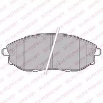 Колодки передние LP2183 DELPHI