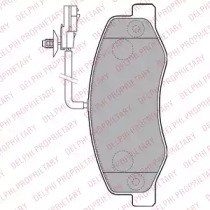 LP2192 Колодки тормозные задние дисковые купить Львов