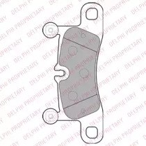 LP2233 DELPHI Колодки тормозные задние дисковые купить в Львов