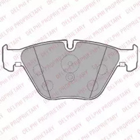 Колодки тормозные LP2245 DELPHI