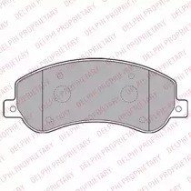 Колодки тормозные LP2257 DELPHI
