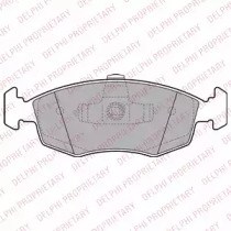 LP2274 DELPHI Передние тормозные колодки купить в Кривой Рог