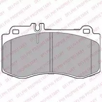Колодки тормозные передние дисковые LP2304 DELPHI