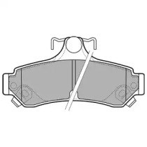 Колодки тормозные задние, дисковые LP2700 DELPHI