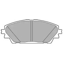 Колодки тормозные передние дисковые LP2701 DELPHI