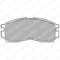 Колодки тормозные дисковые комплект LP803 DELPHI