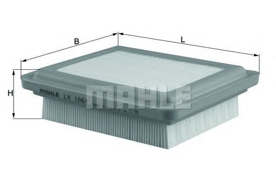 Воздушный фильтр LX1061 MAHLE