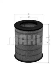 Воздушный фильтр двигателя LX1281 MAHLE