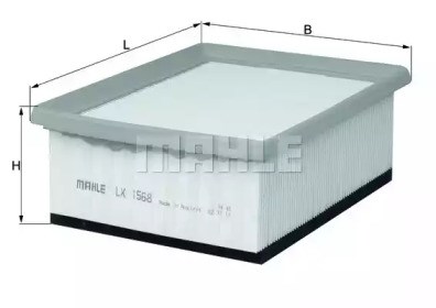 Элемент воздушного фильтра LX1568 MAHLE