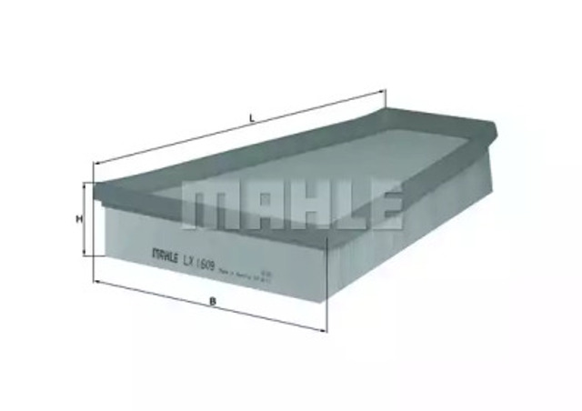 Воздушный фильтр двигателя LX1609 MAHLE