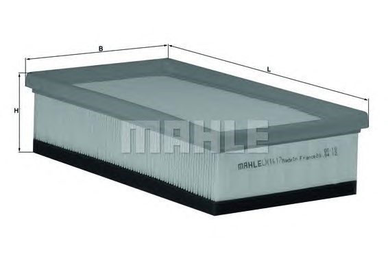 MAHLE LX1617 Фильтр воздушный в наличии Чернигов