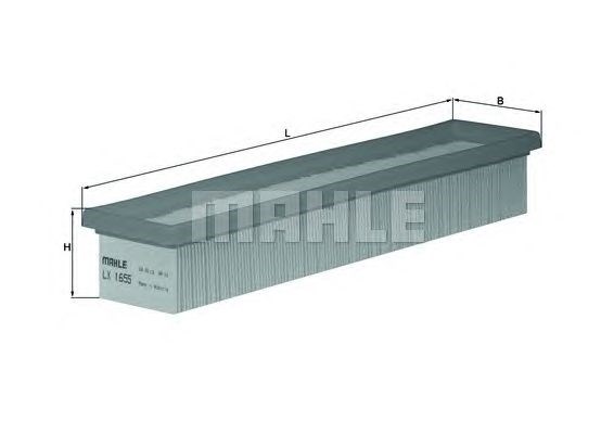 MAHLE LX1655 Воздушный фильтр в наличии Павлоград