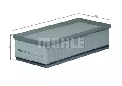 MAHLE LX1837 Воздушный фильтр в наличии Хмельницкий