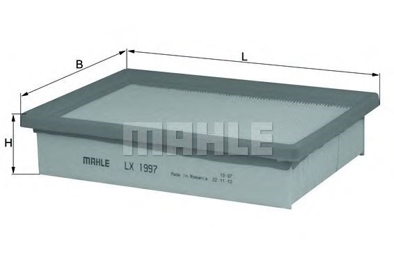 Элемент воздушного фильтра LX1997 MAHLE