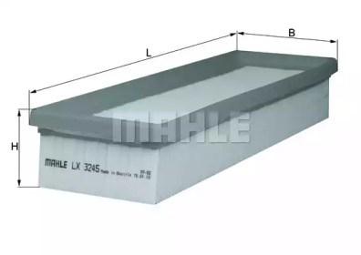 LX20773 MAHLE Воздушный фильтр купить в Полтава