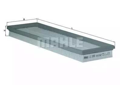Воздушный фильтр двигателя LX2093 MAHLE