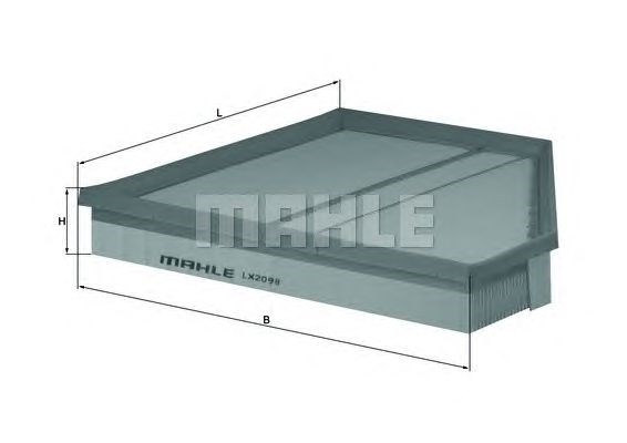 Фильтр воздушный LX2098 MAHLE