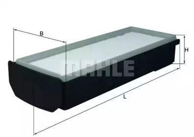 Воздушный фильтр двигателя LX27961 MAHLE